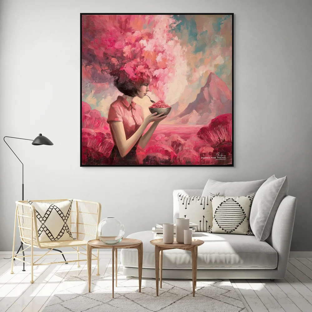 Canvas “Frozen pink dreams” Canvas  - 1