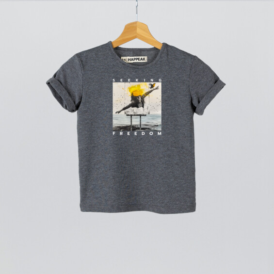 Kids T-shirt “Seeking Freedom” Clothing - 3 Kids T-shirt “Seeking Freedom” Clothing - 3