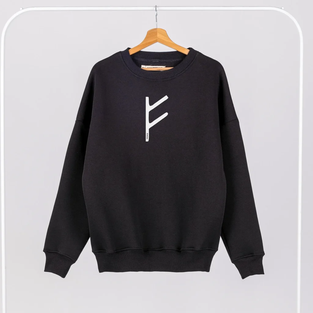 Unisex Sweatshirt Fehu Sweatshirts  - 1