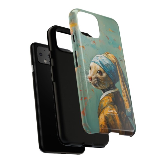 Phone Case – Mouse Without A Pearl Earring Art  - 3