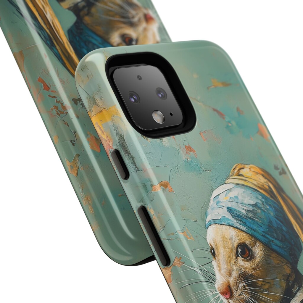 Phone Case – Mouse Without A Pearl Earring Art  - 2