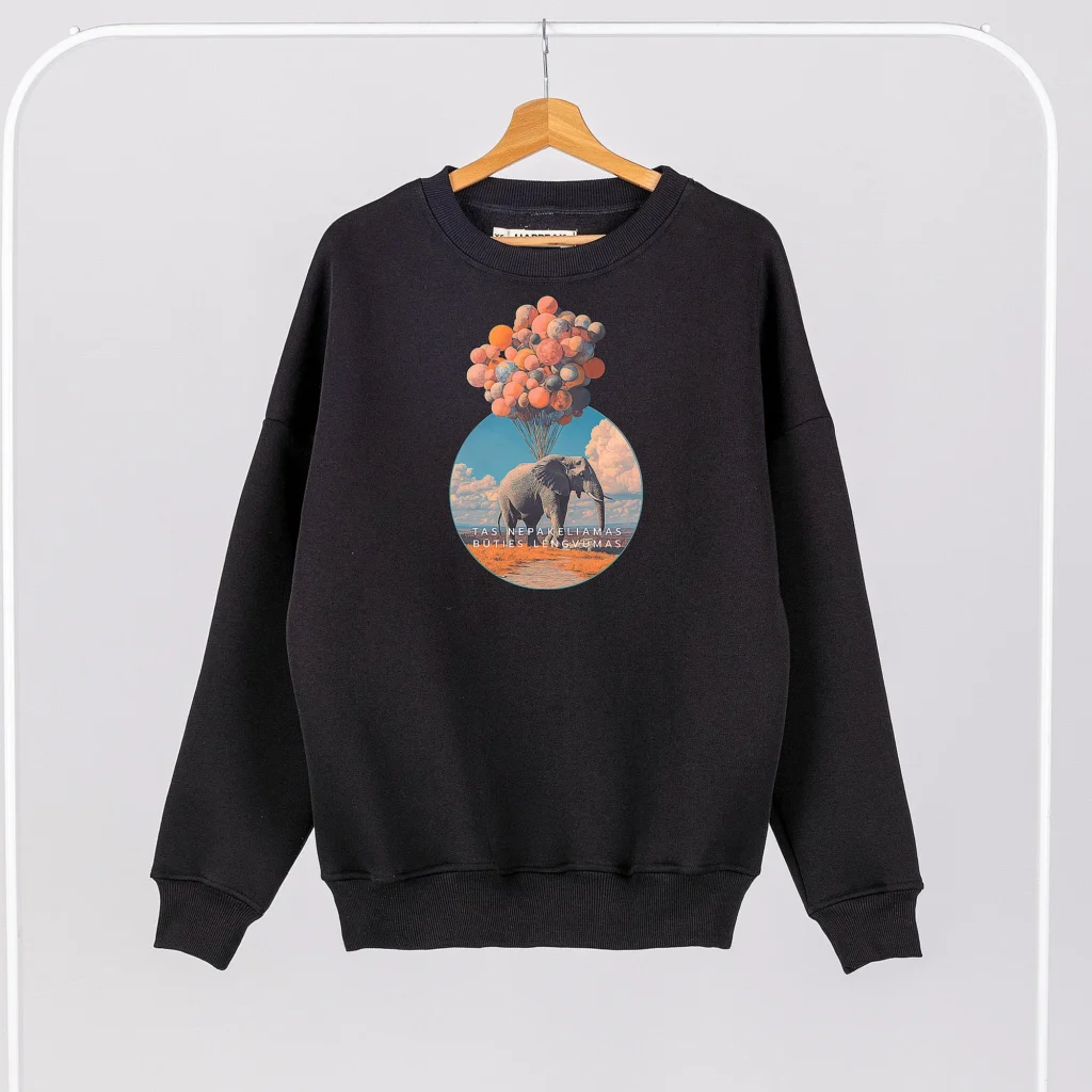 Unisex Sweatshirt “Būties lengvumas” Sweatshirts  - 1