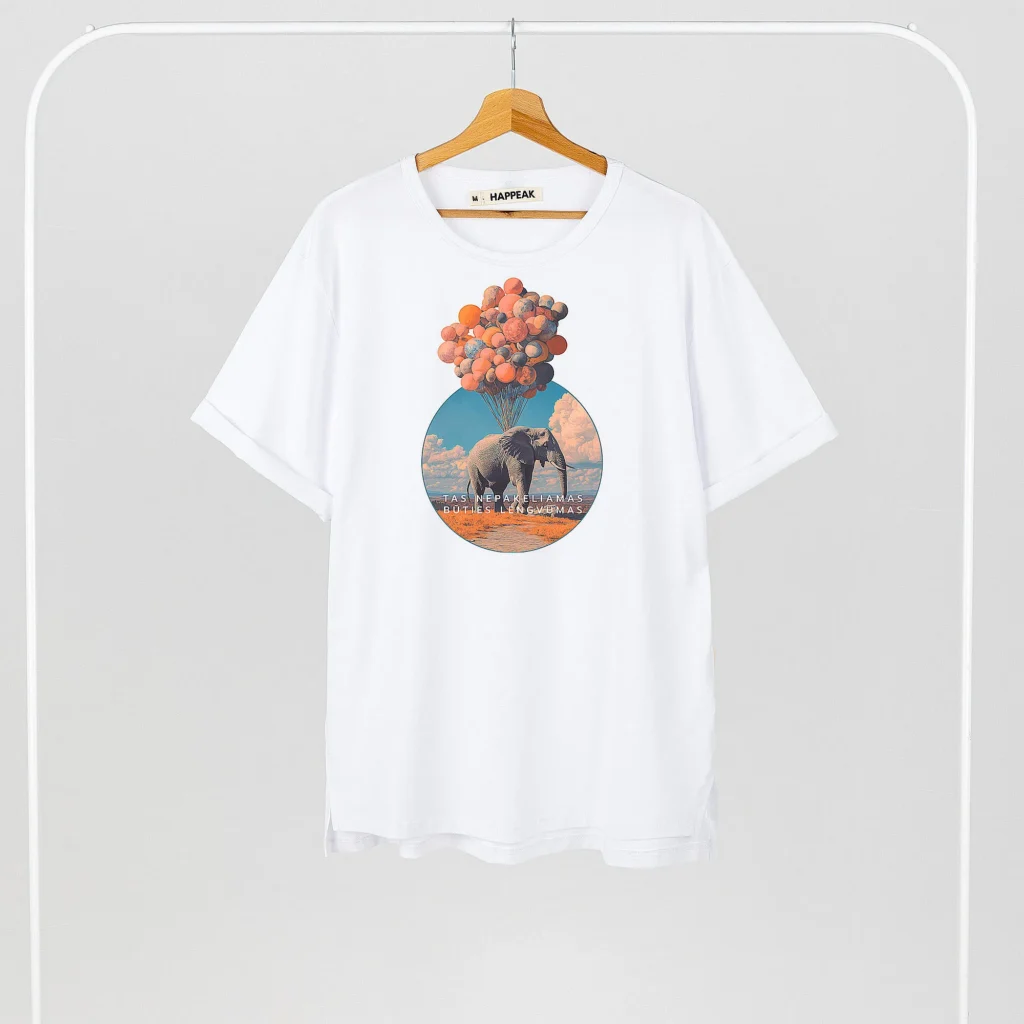 Unisex T-shirt “Būties Lengvumas” T-shirts  - 5