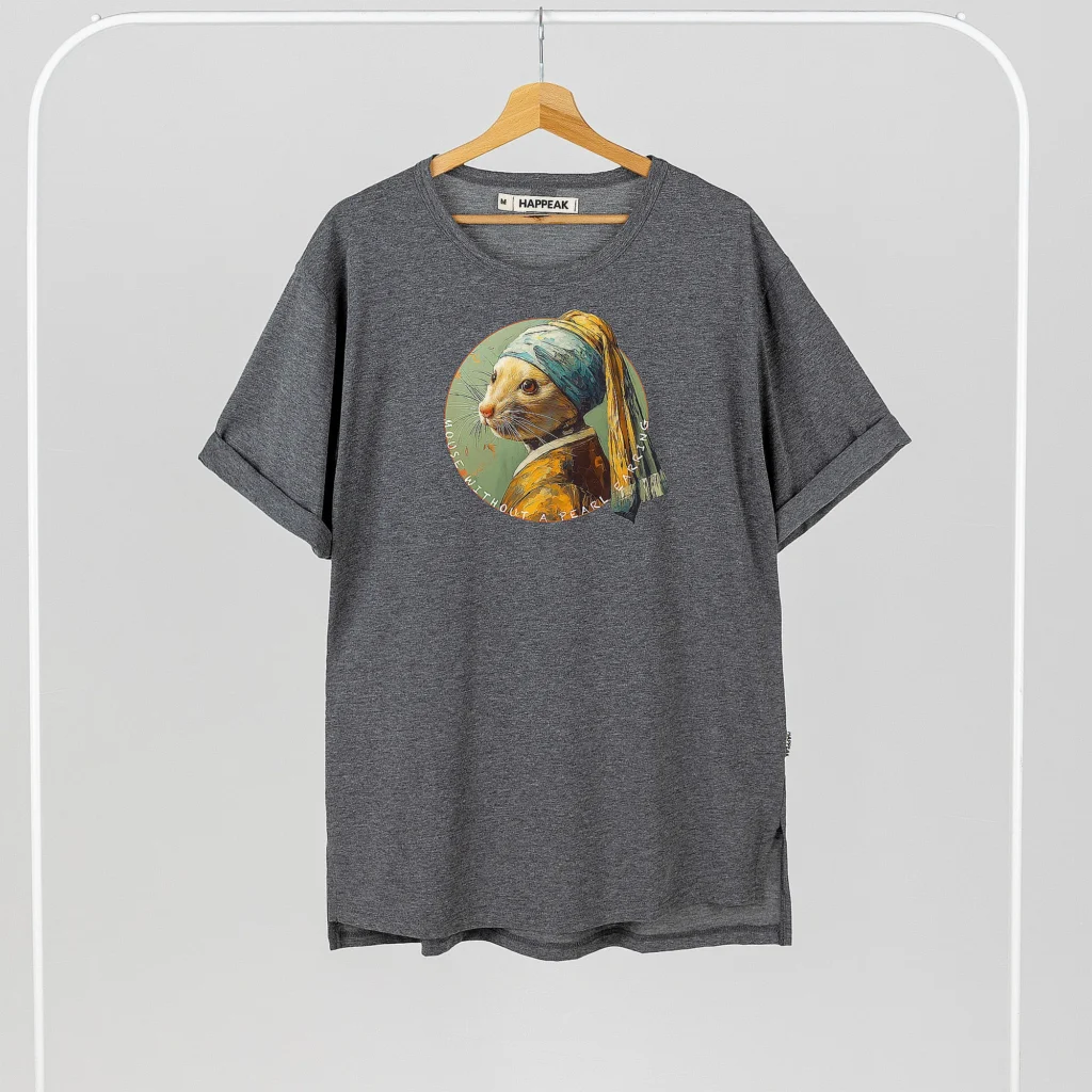 Unisex T-shirt “Mouse Without A Pearl Earring” T-shirts  - 1