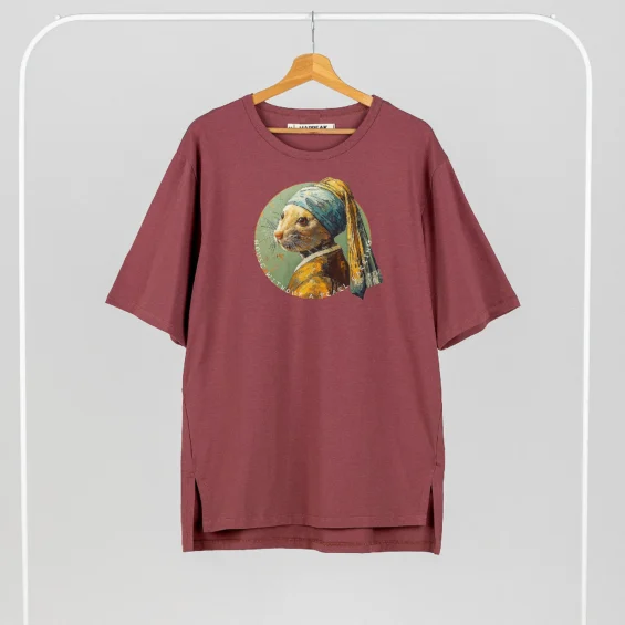 Unisex T-shirt “Mouse Without A Pearl Earring” T-shirts  - 2