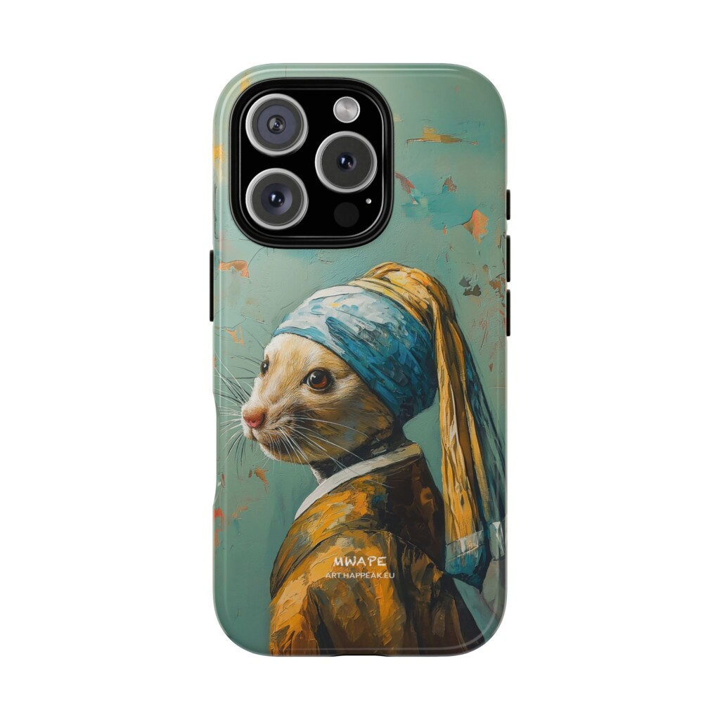 Phone Case – Mouse Without A Pearl Earring Art  - 1