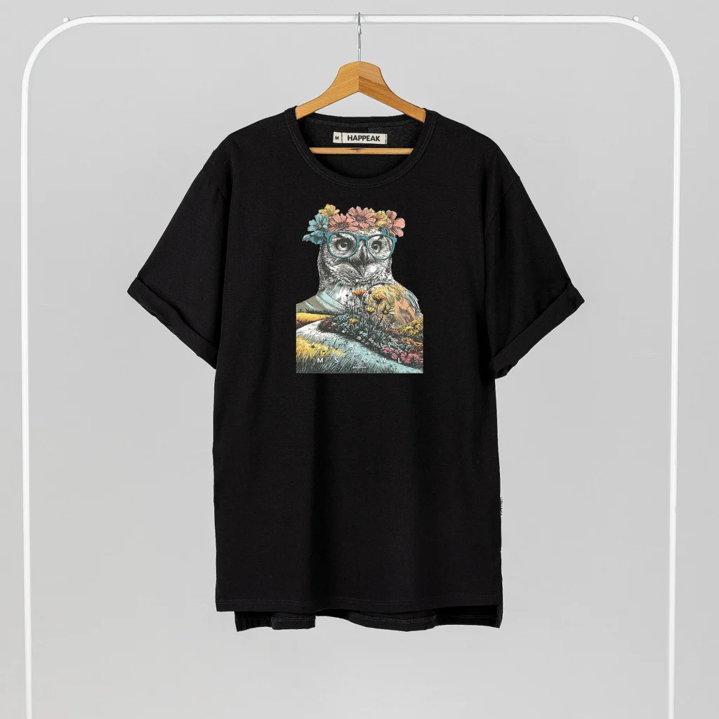 Unisex T-shirt Ms Owl T-shirts  - 5