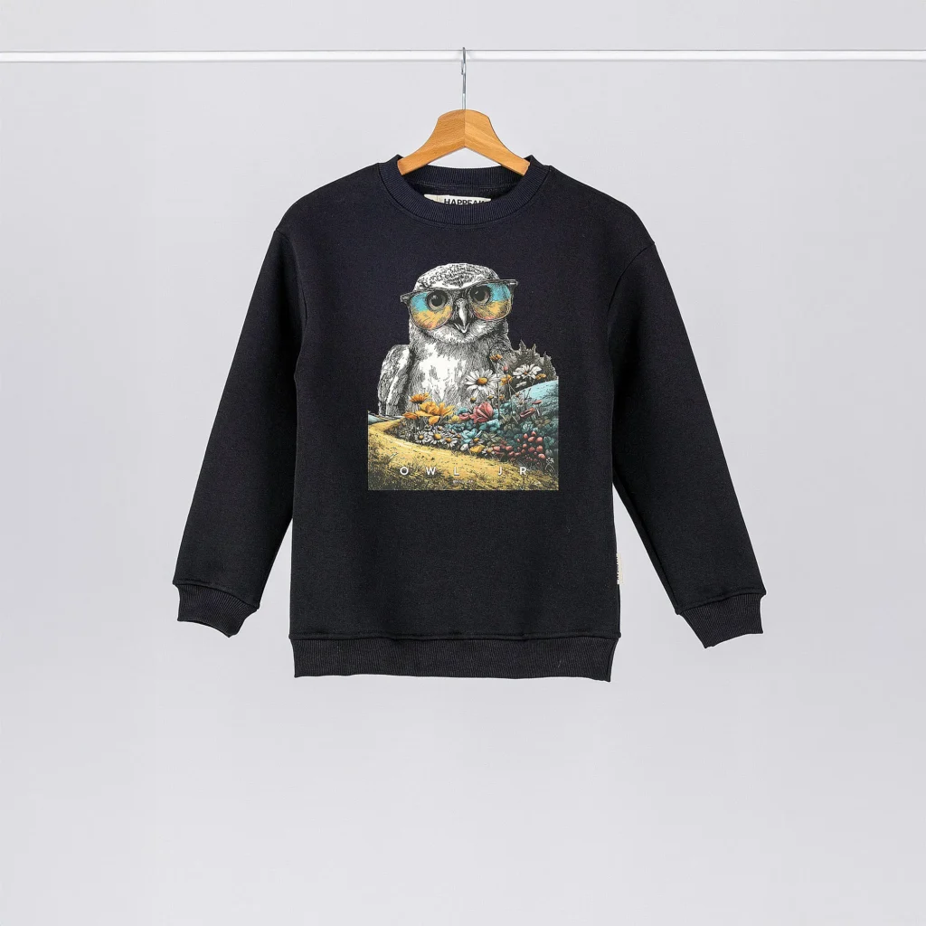 Kids Sweatshirt “Owl Jr” Clothing  - 1