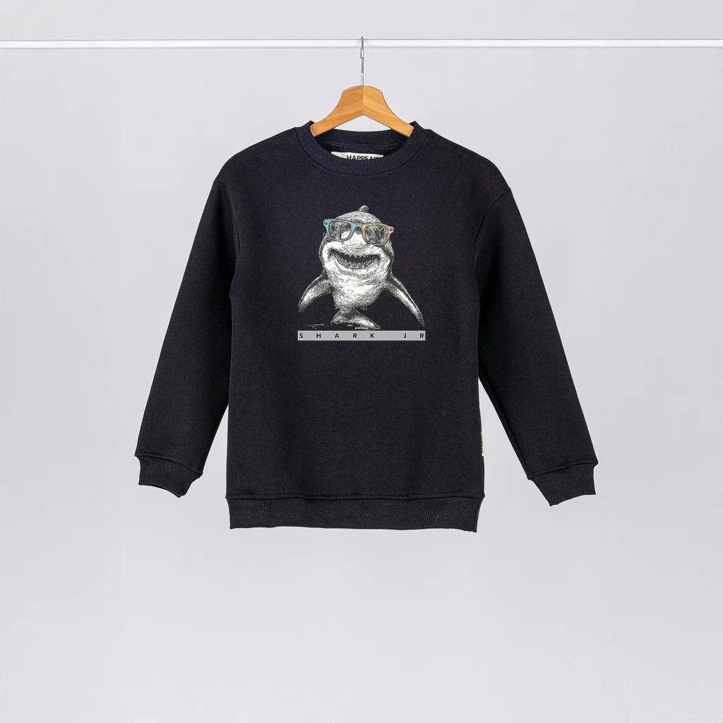 Kids Sweatshirt “Shark Jr” Clothing  - 1