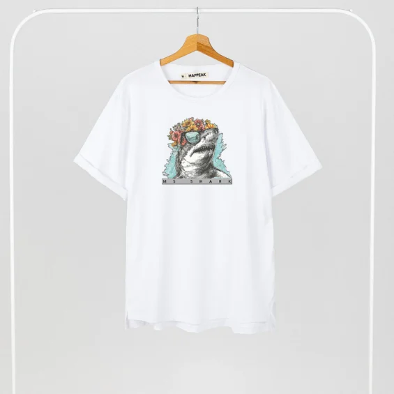Unisex T-shirt Ms Shark T-shirts  - 5