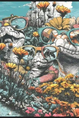 Canvas Snake Family