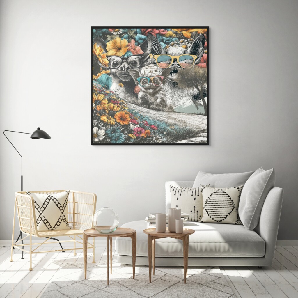 Canvas “Bat Family” Canvas  - 1