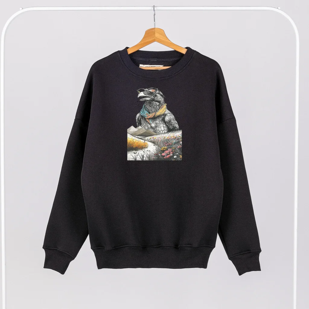 Unisex Sweatshirt “Mr Crow” Sweatshirts  - 1