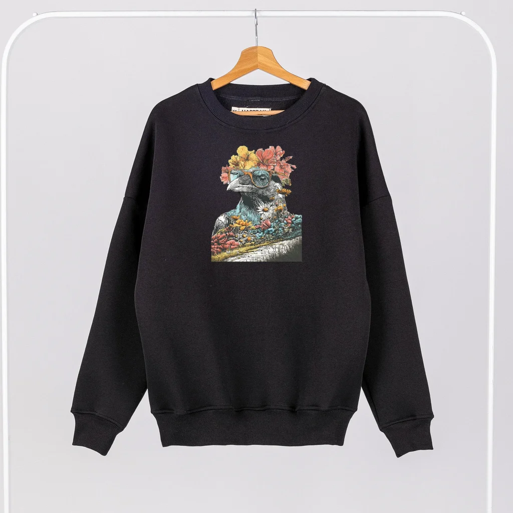 Unisex Sweatshirt “Ms Crow” Sweatshirts  - 1