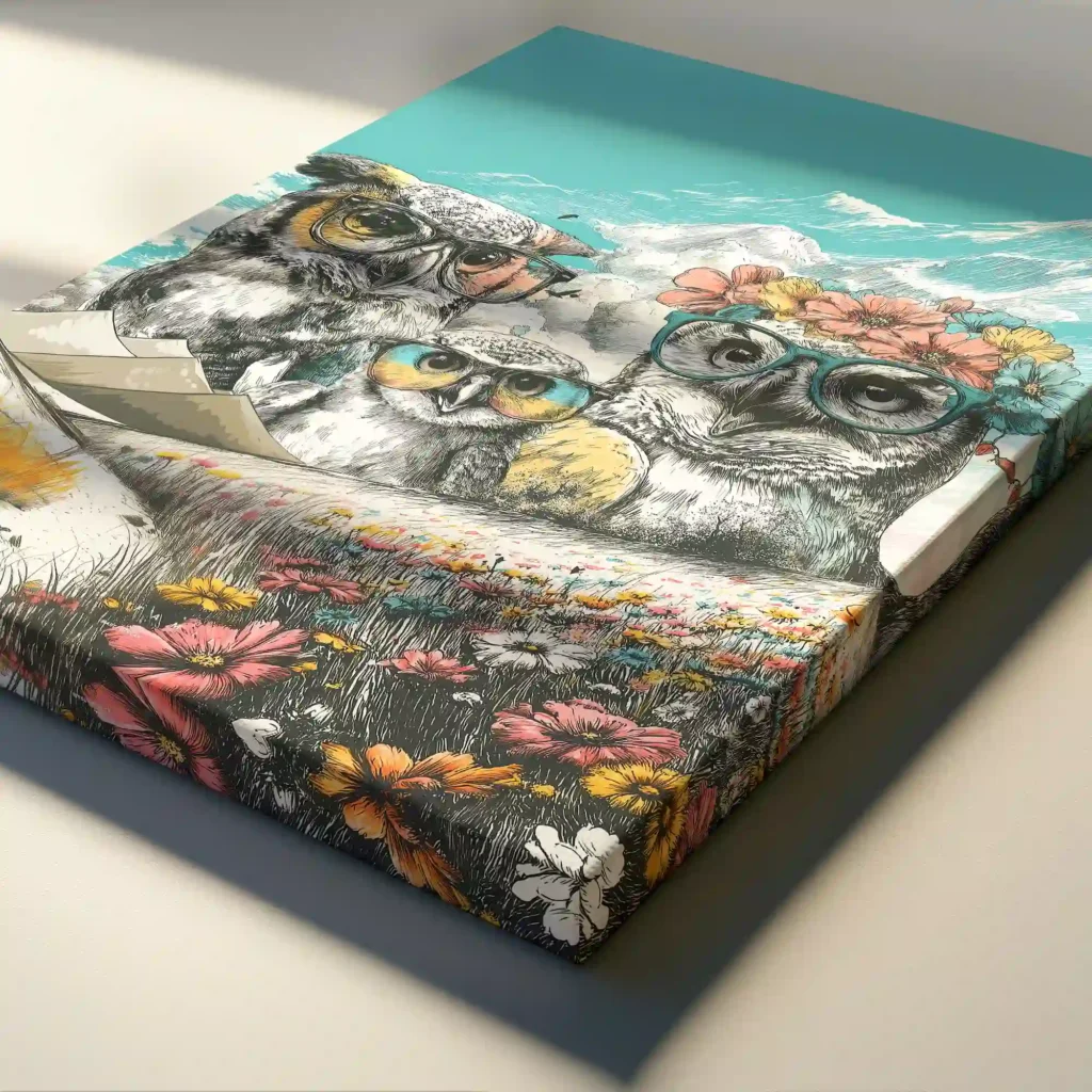 Canvas “Owl Family” Canvas - 3 Canvas “Owl Family” Canvas - 3