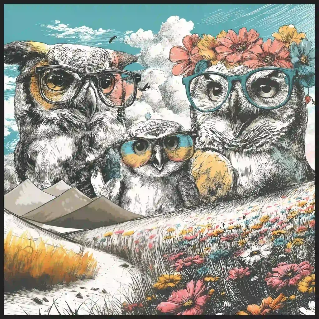 Canvas “Owl Family” Canvas - 1 Canvas “Owl Family” Canvas - 1