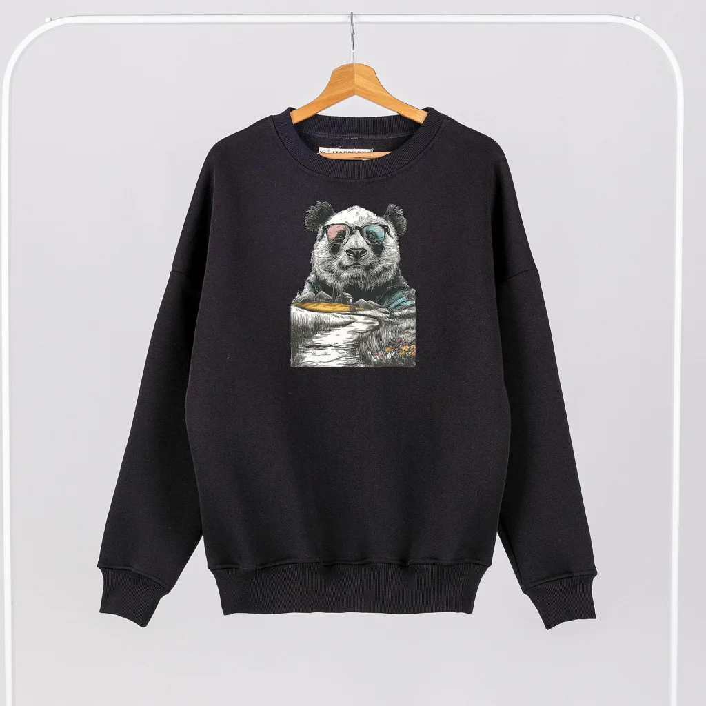 Unisex Sweatshirt “Mr Panda” Sweatshirts  - 1