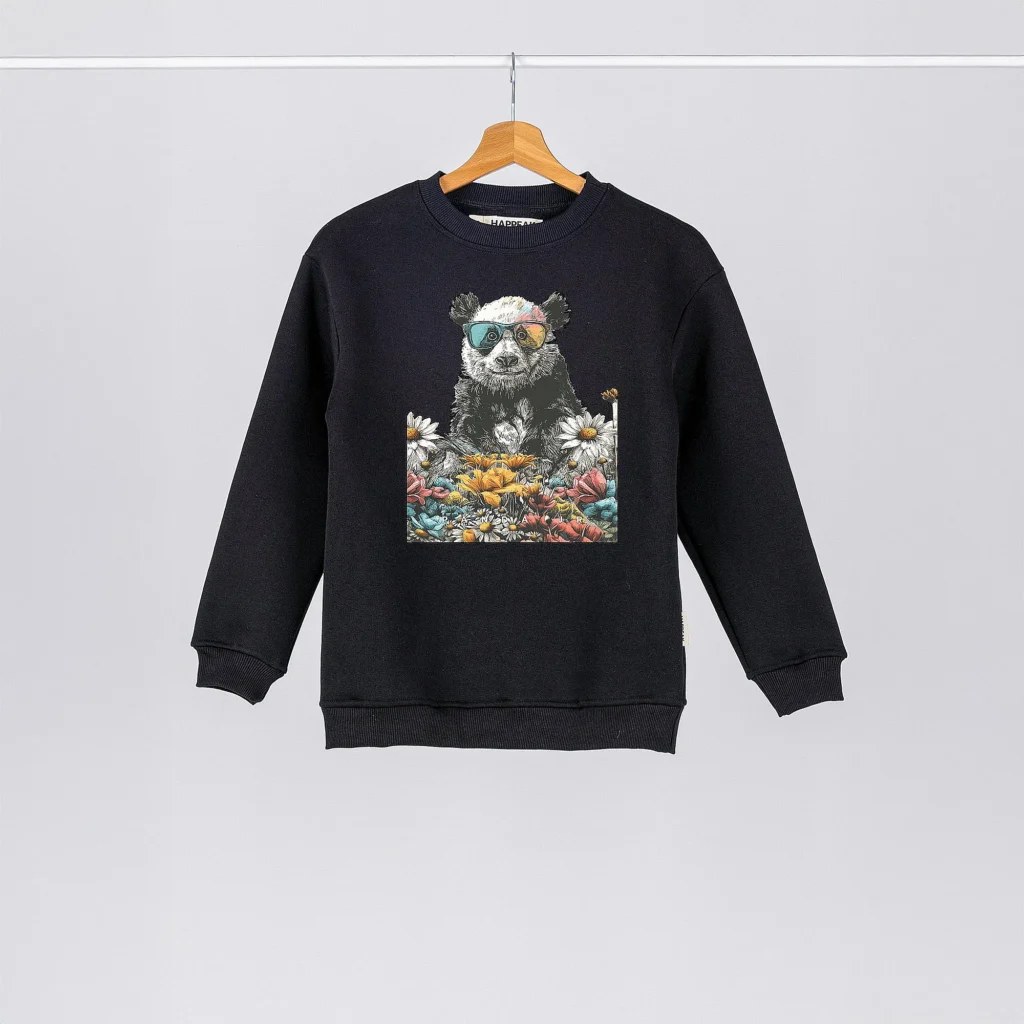 Kids Sweatshirt “Panda Jr” Clothing  - 1