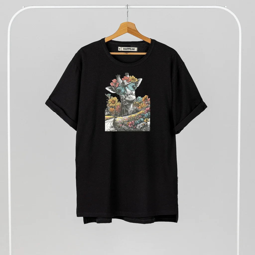 Unisex T-shirt “Ms Giraffe” T-shirts  - 4