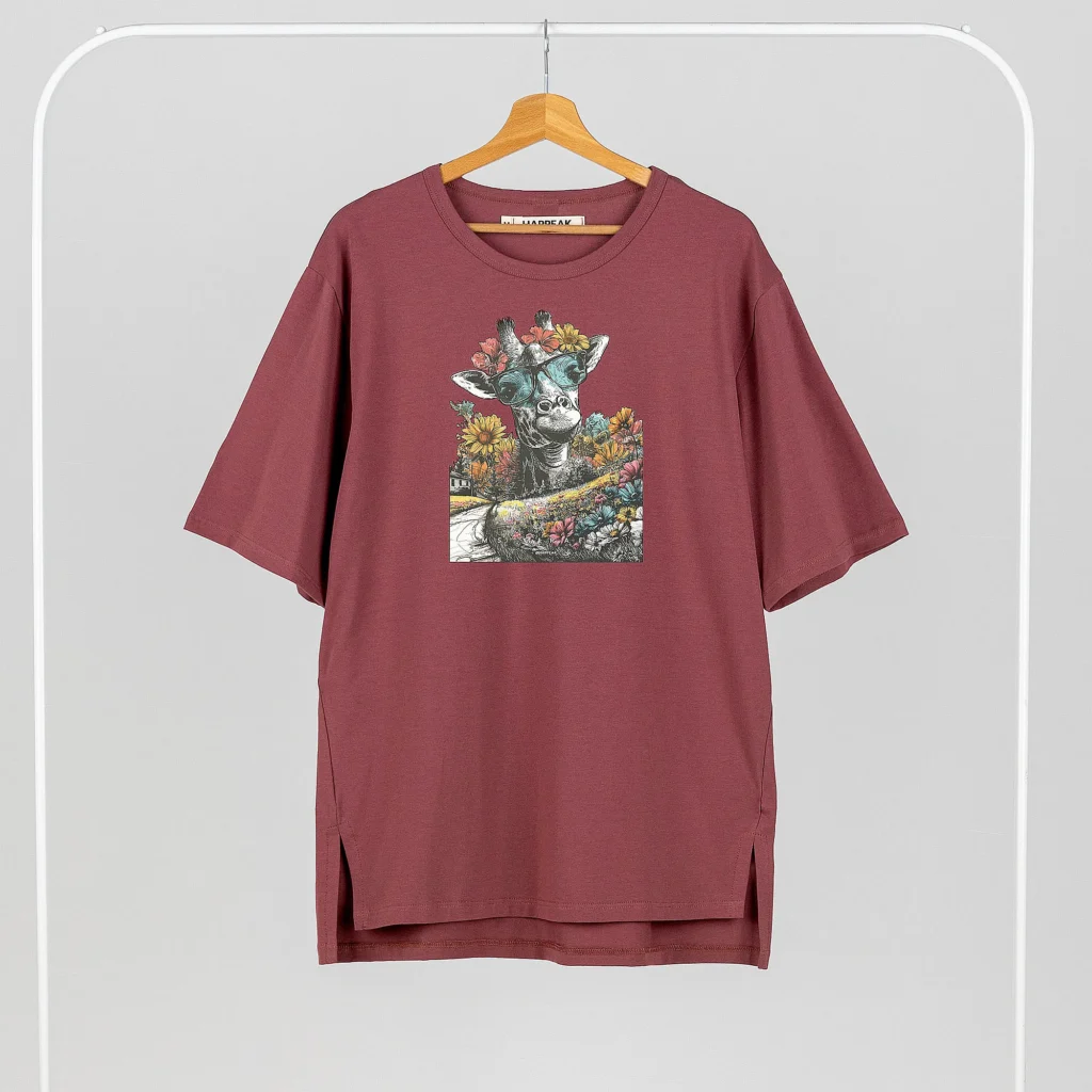 Unisex T-shirt “Ms Giraffe” T-shirts  - 2