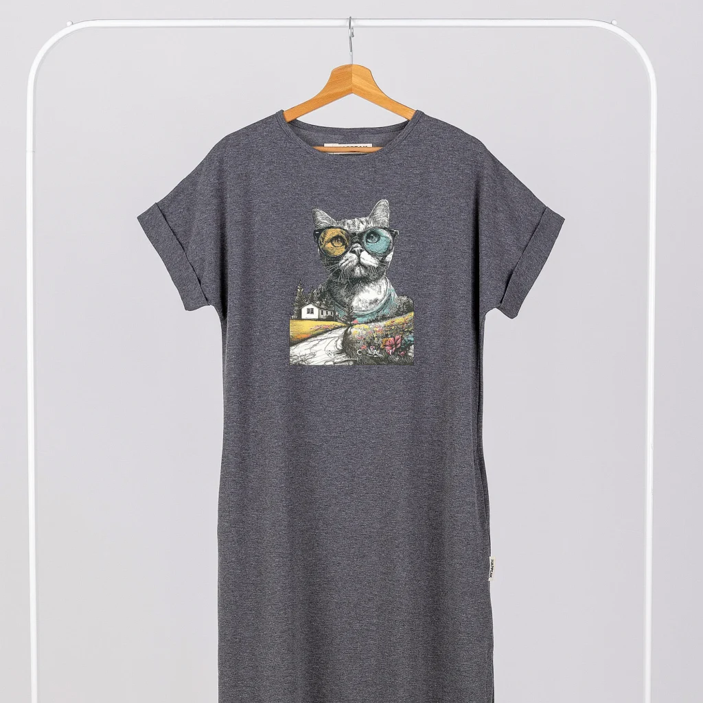 Long dress “Mr Cat” Dresses  - 1