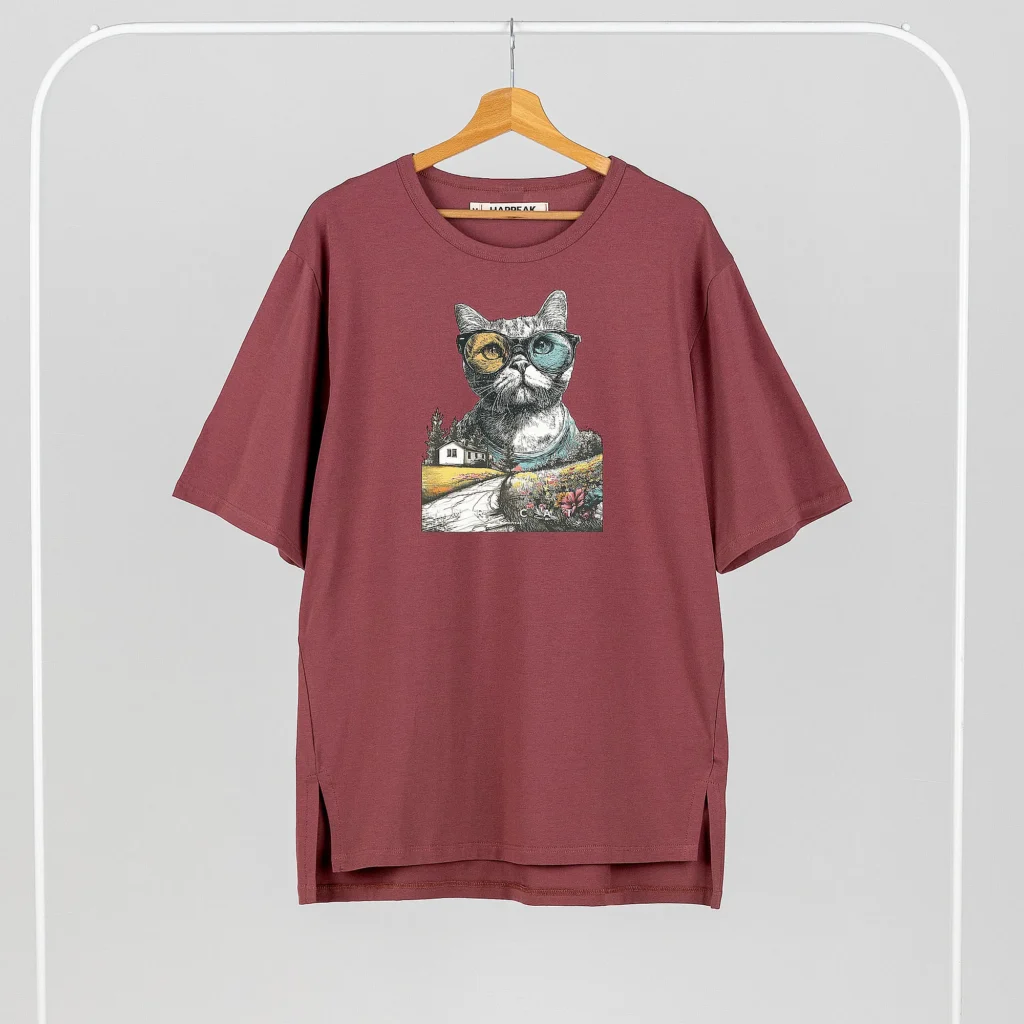 Unisex T-shirt “Mr Cat” T-shirts  - 3