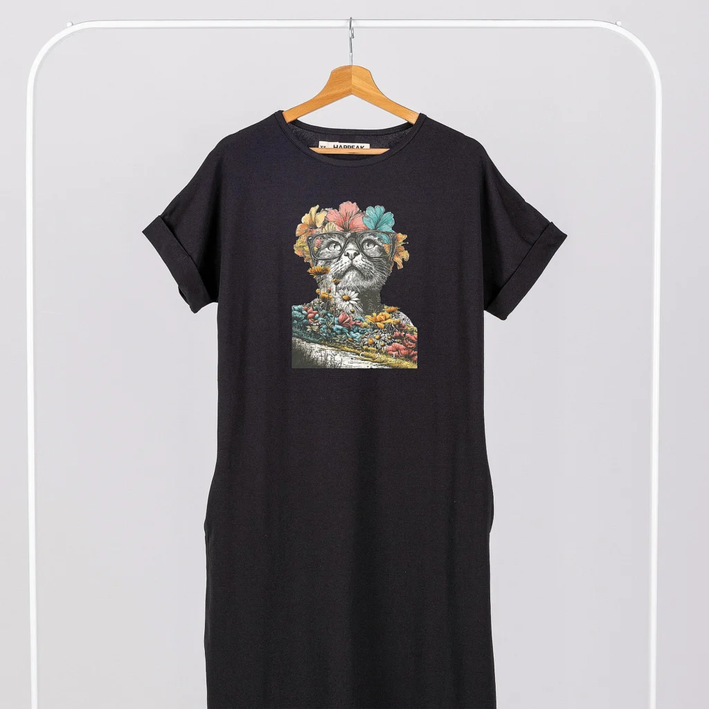 Long dress “Ms Cat” Dresses  - 1