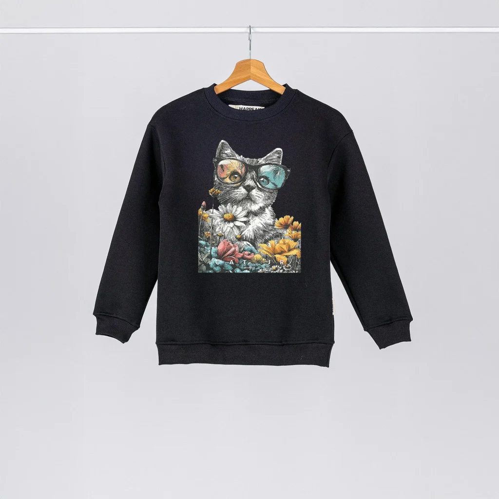 Kids Sweatshirt “Cat Jr” Clothing  - 1