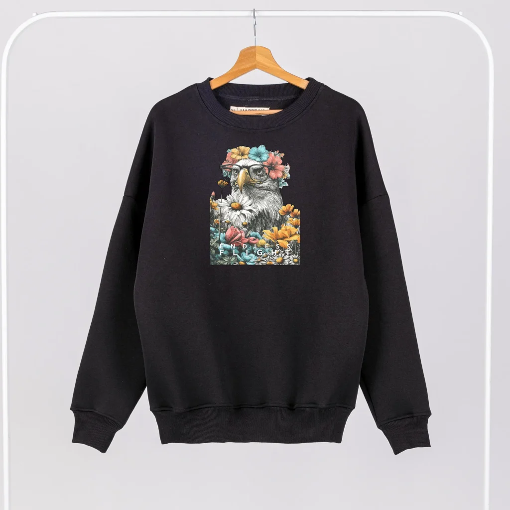 Unisex Sweatshirt “Ms Eagle” Sweatshirts  - 1