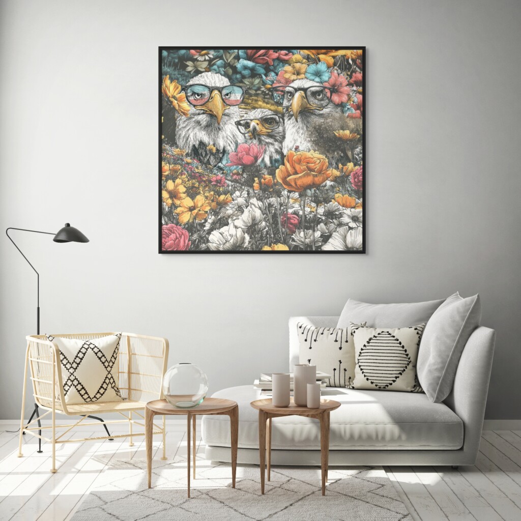 Canvas “Eagle family” Canvas  - 1