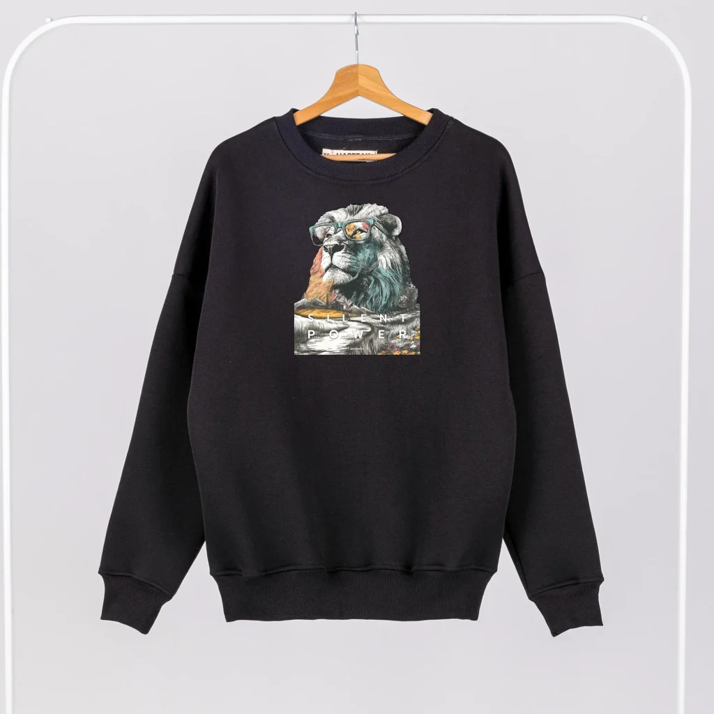 Unisex Sweatshirt “Mr Lion” Sweatshirts  - 1