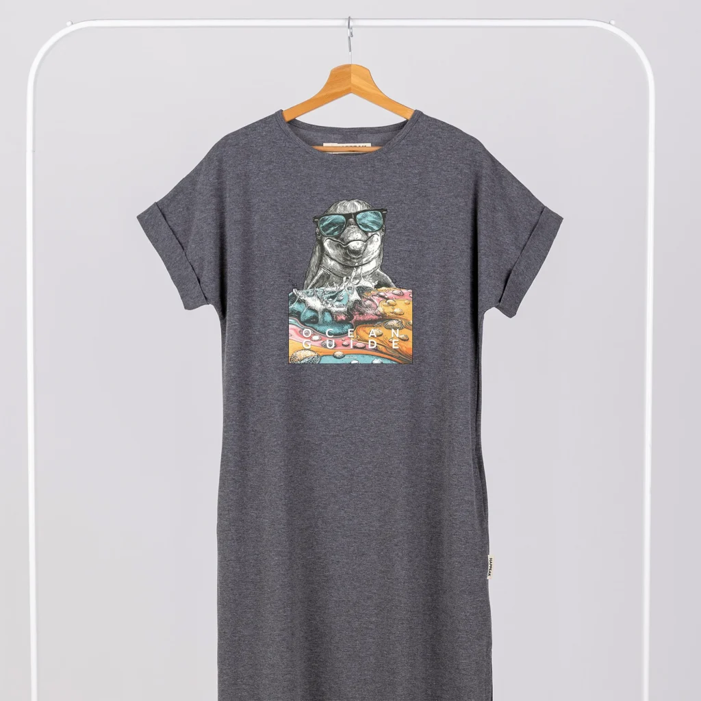 Long dress “Mr Dolphin” Dresses - 1 Long dress “Mr Dolphin” Dresses - 1