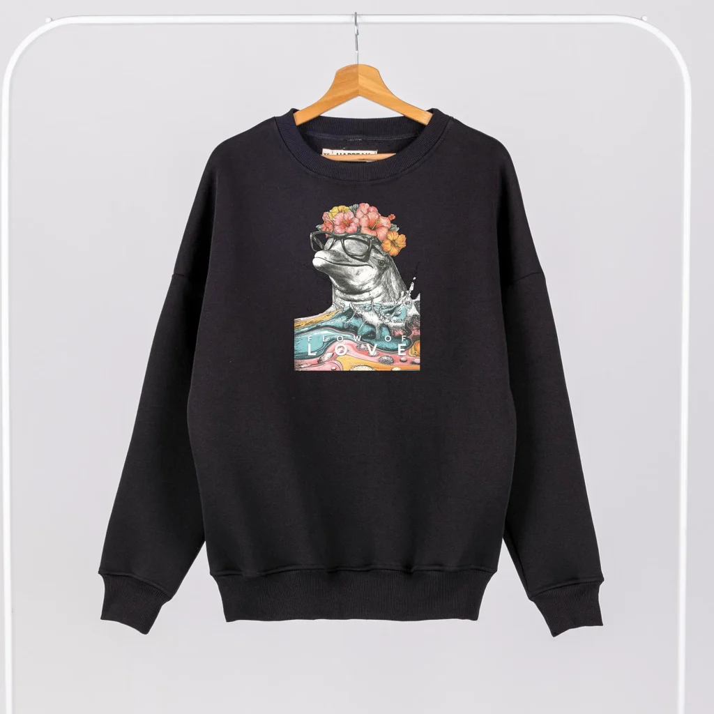 Unisex Sweatshirt “Ms Dolphin” Sweatshirts  - 1