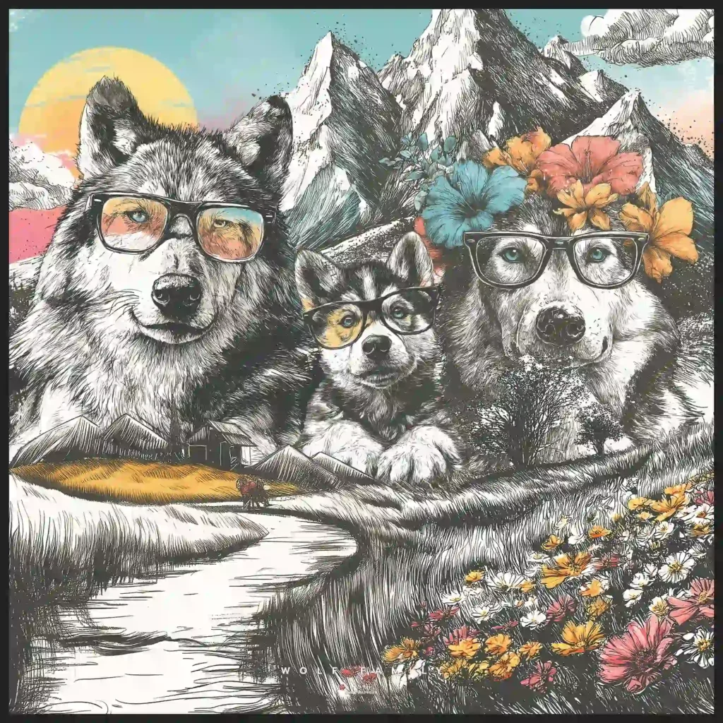 Canvas “Wolf family” Canvas - 1 Canvas “Wolf family” Canvas - 1