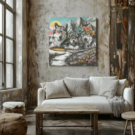Canvas “Wolf family” Canvas - 2 Canvas “Wolf family” Canvas - 2