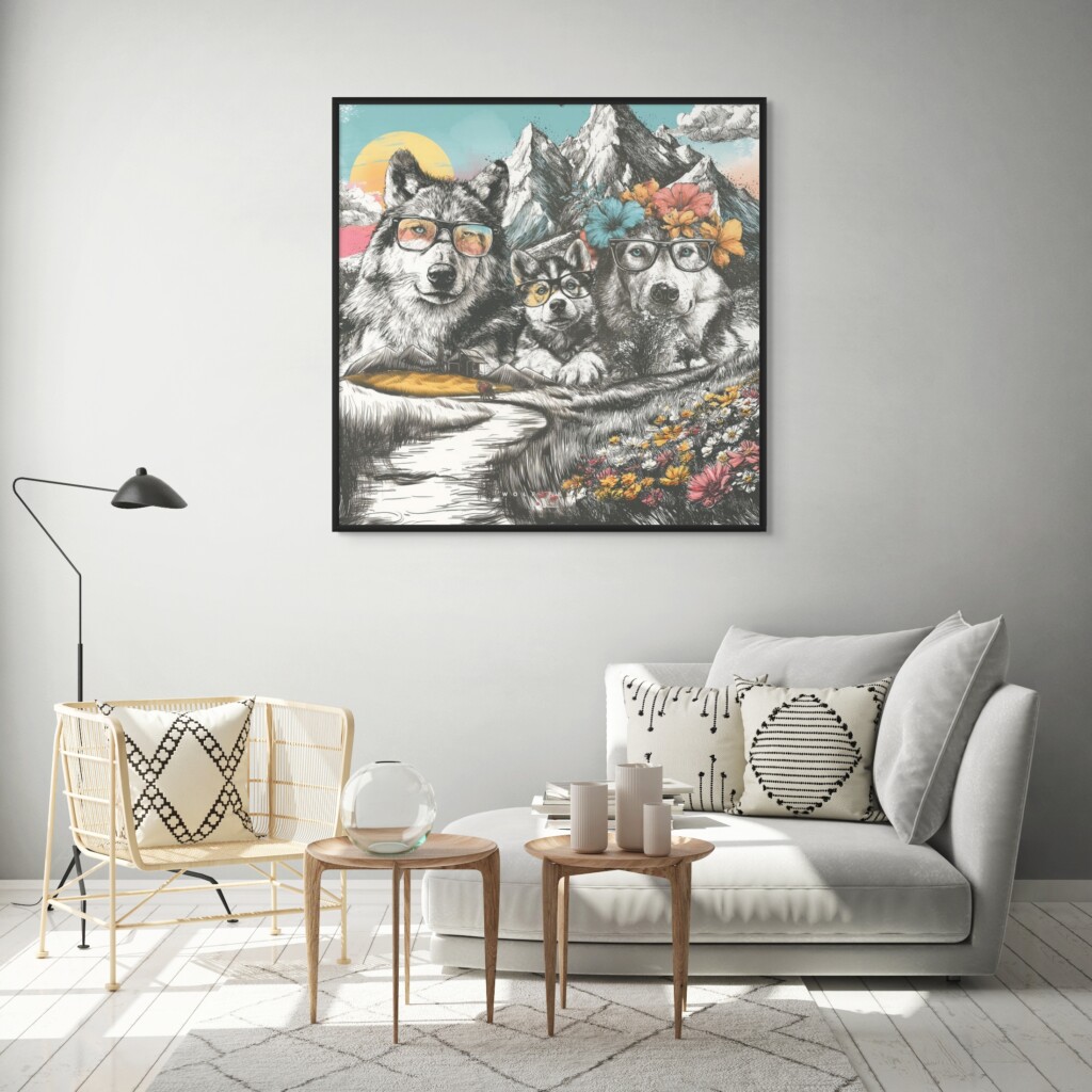 Canvas “Wolf family” Canvas - 1 Canvas “Wolf family” Canvas - 1