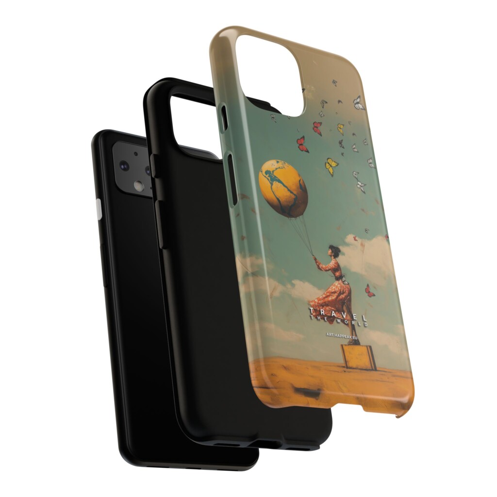 Phone Case – Travel The World Art  - 3