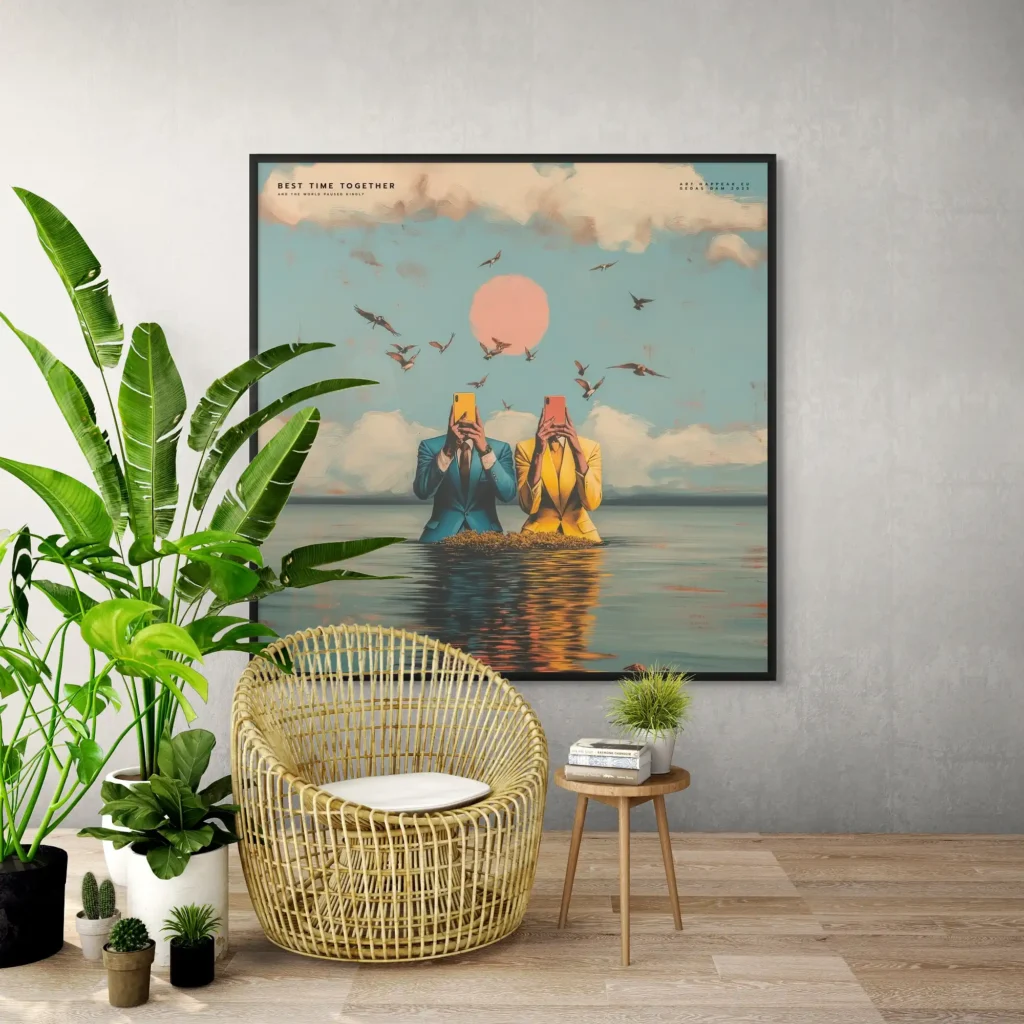 Canvas “Best Time Together” Canvas  - 1