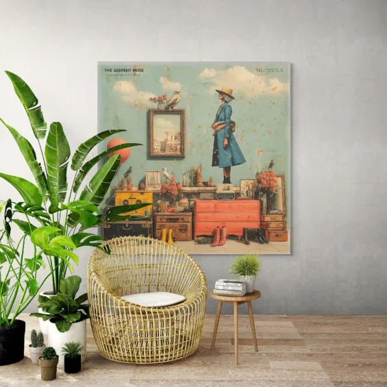 Canvas “The serpent muse” Canvas  - 2