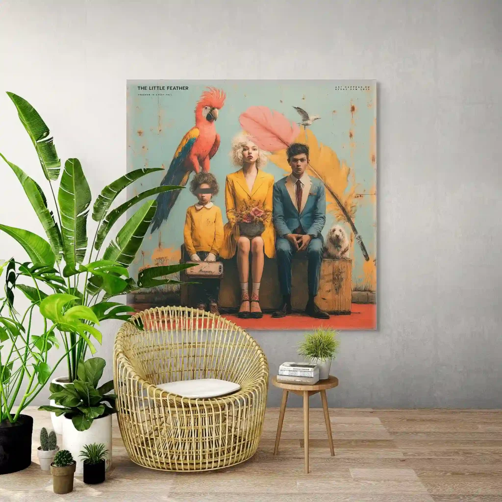 Canvas “The little feather” Canvas  - 2