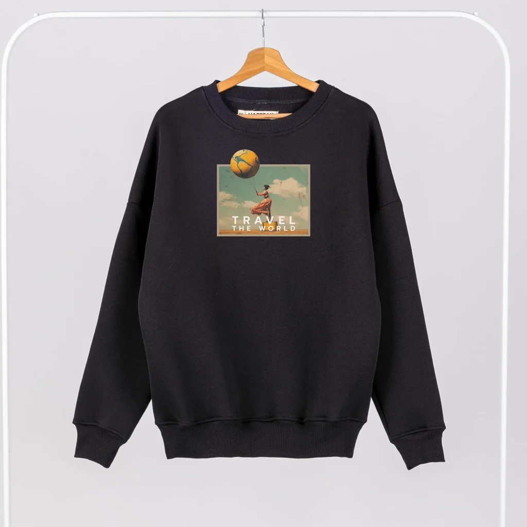 Unisex Sweatshirt “Travel the world” Sweatshirts  - 1