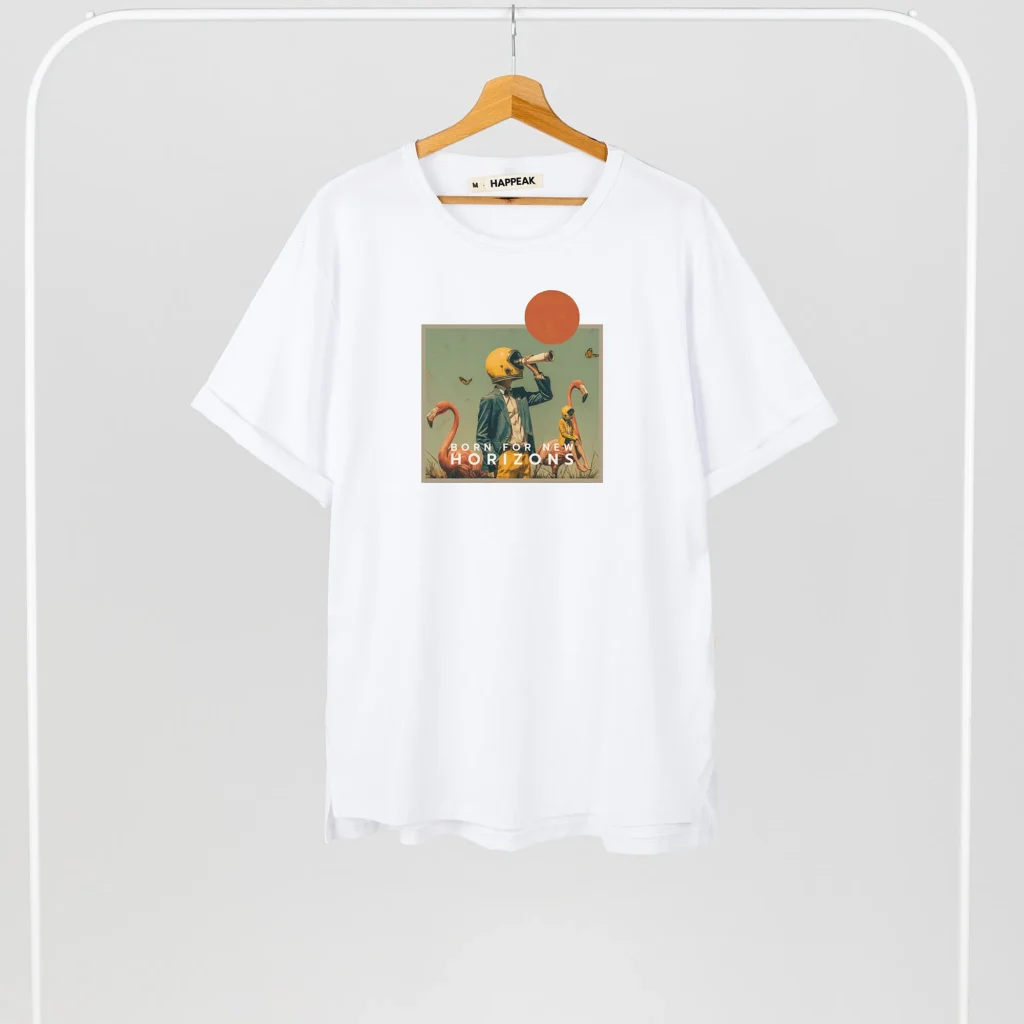 Unisex T-shirt “Born for new horizons” T-shirts  - 1