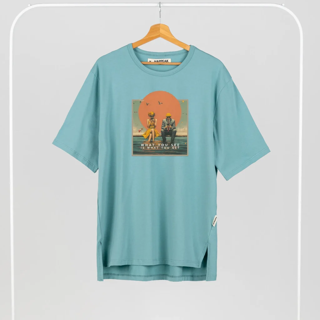 Unisex T-shirt “What you see is what you get” T-shirts  - 4