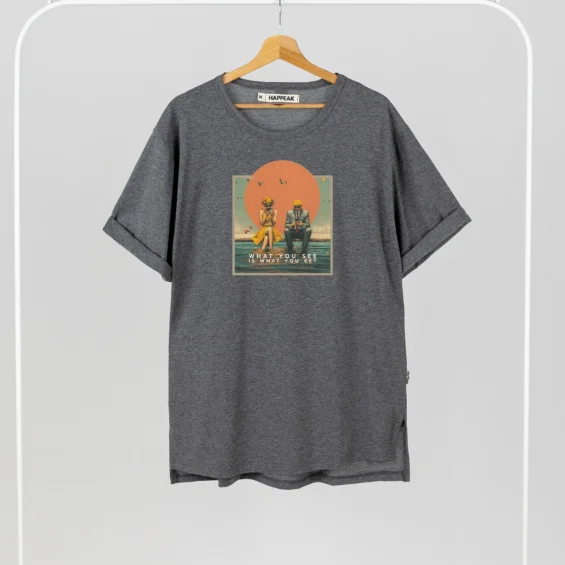 Unisex T-shirt “What you see is what you get” T-shirts  - 5