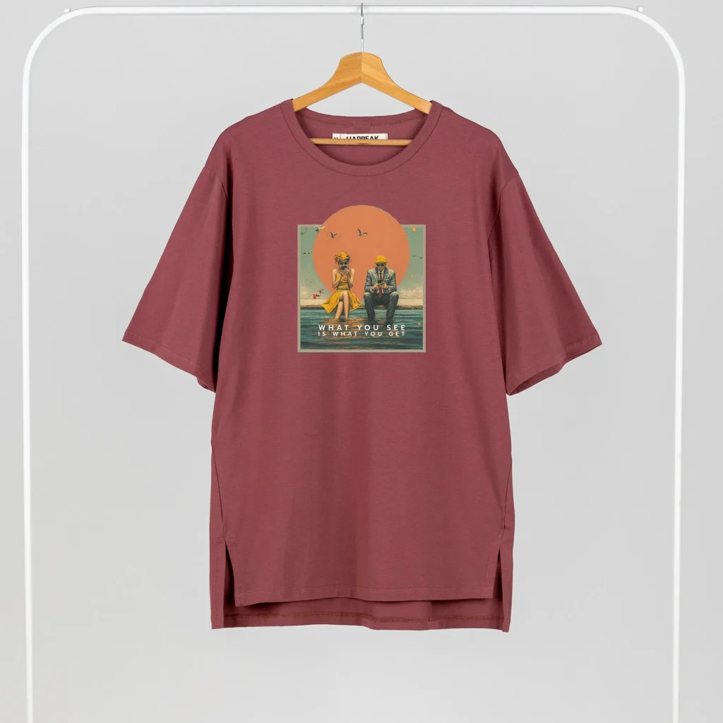 Unisex T-shirt “What you see is what you get” T-shirts  - 3