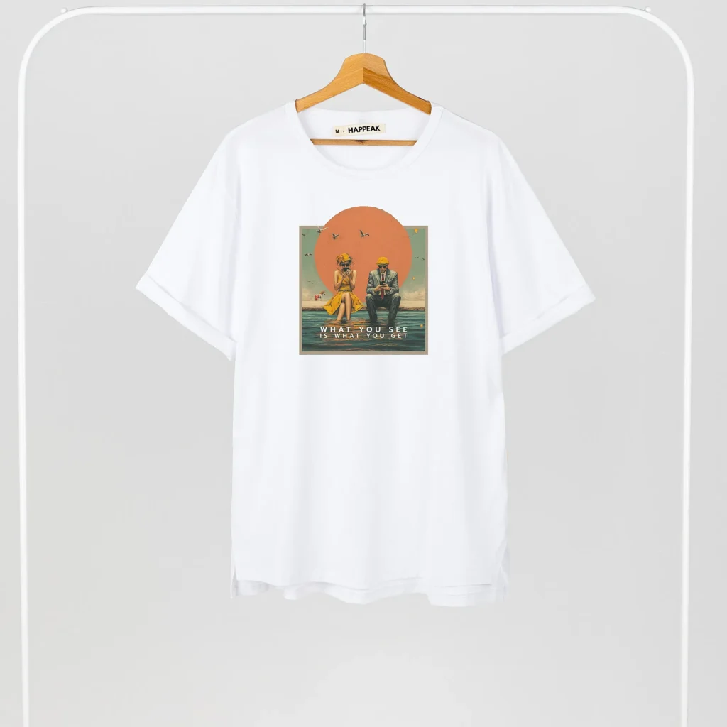 Unisex T-shirt “What you see is what you get” T-shirts  - 2