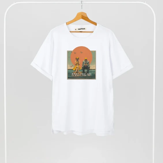 Unisex T-shirt “What you see is what you get” T-shirts  - 2