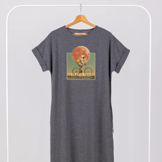 Long dress “First step most important” Dresses  - 3