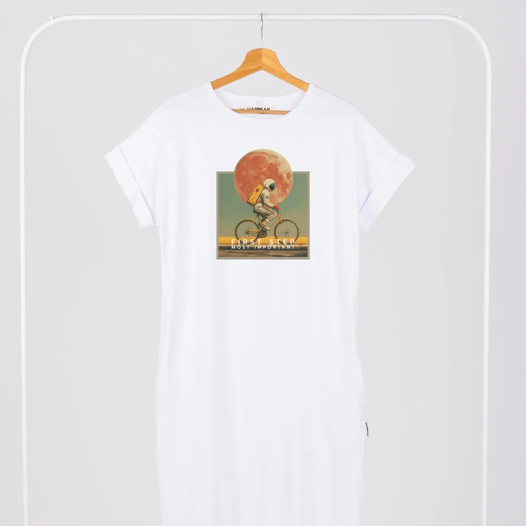 Long dress “First step most important” Dresses  - 1