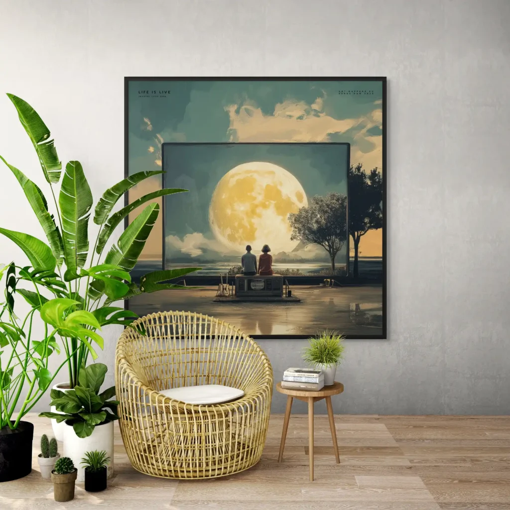 Canvas “Life is live” Canvas  - 1